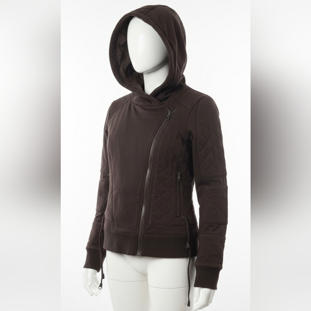 Blanc Noir Black cotton lacing jacket